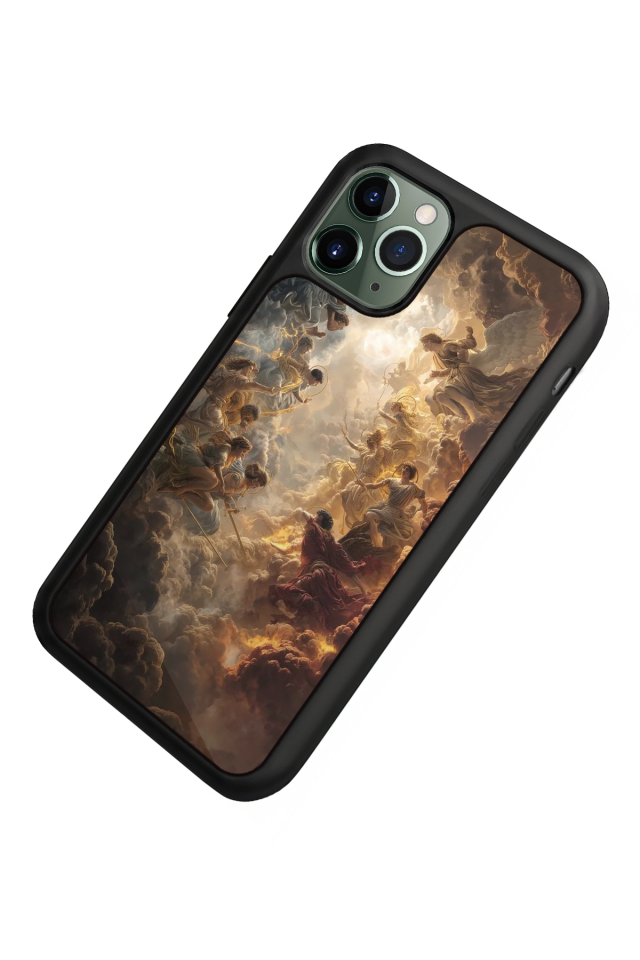 iPhone 11 Pro Uyumlu Melek Tasarımlı Glossy Premium Kılıf