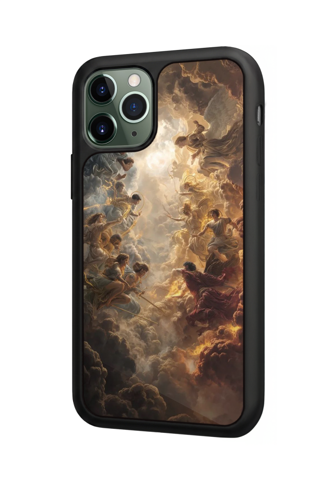 iPhone 11 Pro Uyumlu Melek Tasarımlı Glossy Premium Kılıf