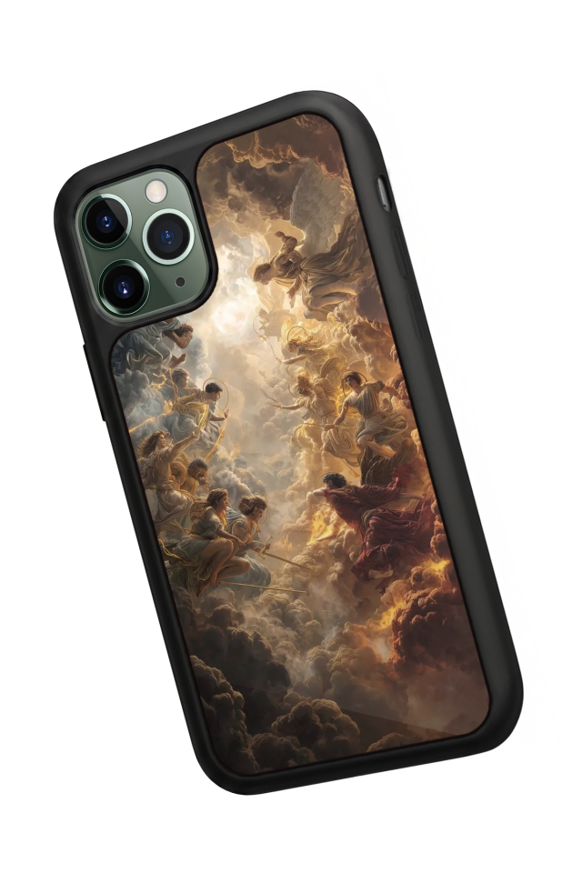 iPhone 11 Pro Uyumlu Melek Tasarımlı Glossy Premium Kılıf