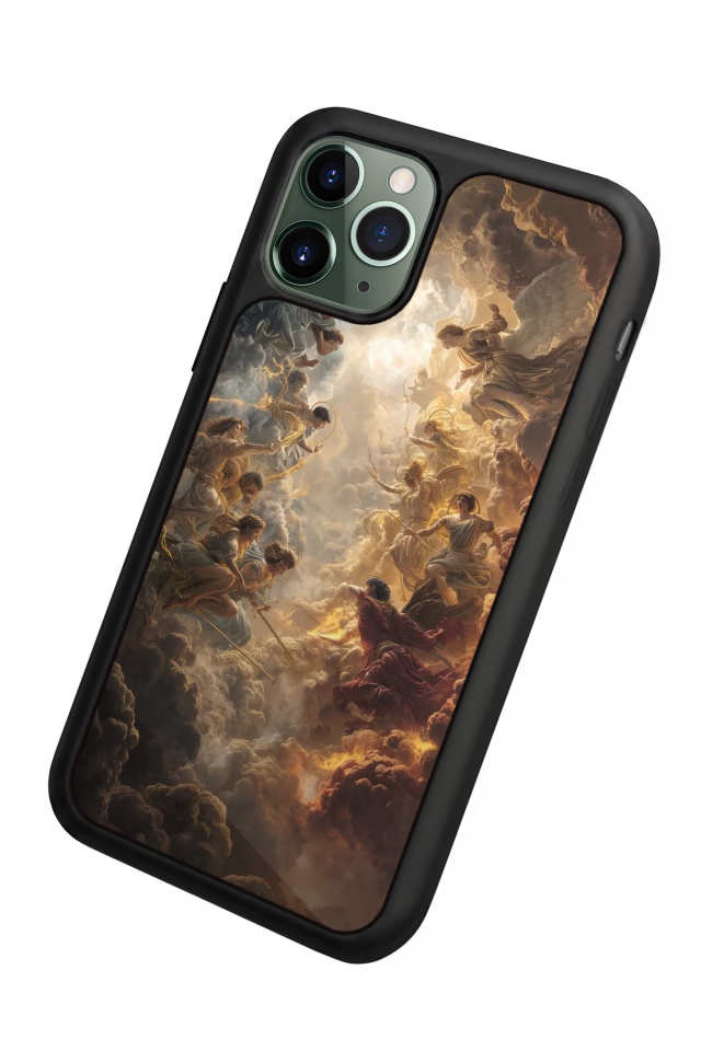 iPhone 11 Pro Uyumlu Melek Tasarımlı Glossy Premium Kılıf