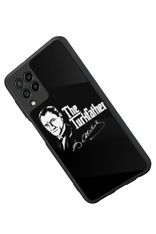 Samsung Galaxy M32 Uyumlu Mustafa Kemal Ataturk Tasarımlı Glossy Premium Kılıf