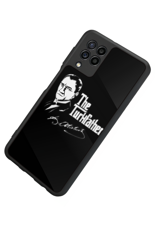 Samsung Galaxy M32 Uyumlu Mustafa Kemal Ataturk Tasarımlı Glossy Premium Kılıf