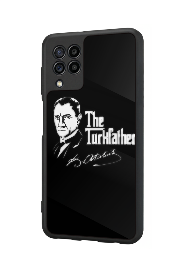 Samsung Galaxy M32 Uyumlu Mustafa Kemal Ataturk Tasarımlı Glossy Premium Kılıf