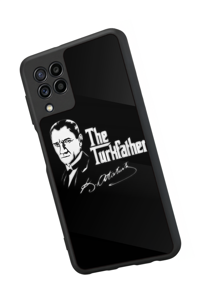 Samsung Galaxy M32 Uyumlu Mustafa Kemal Ataturk Tasarımlı Glossy Premium Kılıf