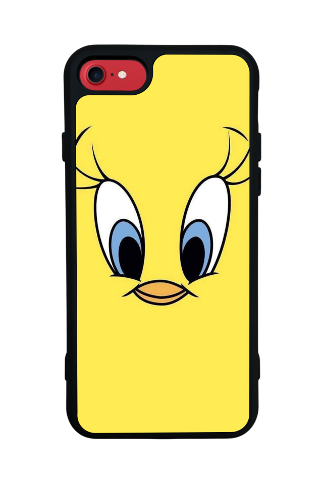 iPhone 8 Uyumlu Tweety Tasarımlı Glossy Premium Kılıf