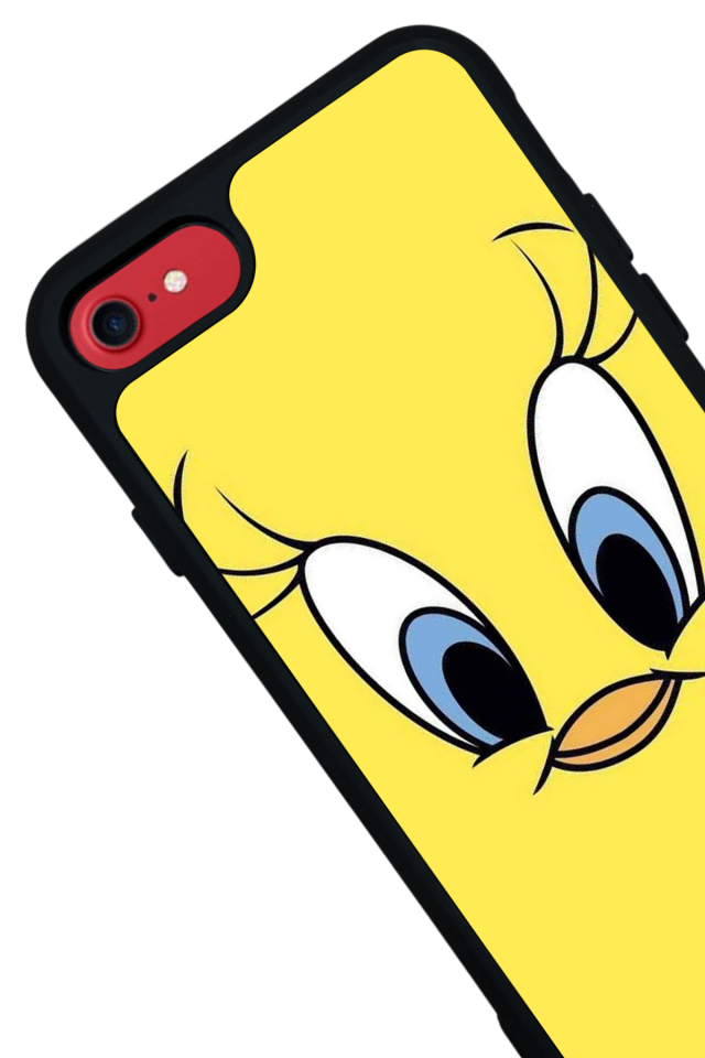 iPhone 8 Uyumlu Tweety Tasarımlı Glossy Premium Kılıf