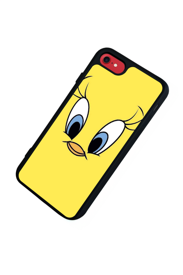 iPhone 8 Uyumlu Tweety Tasarımlı Glossy Premium Kılıf
