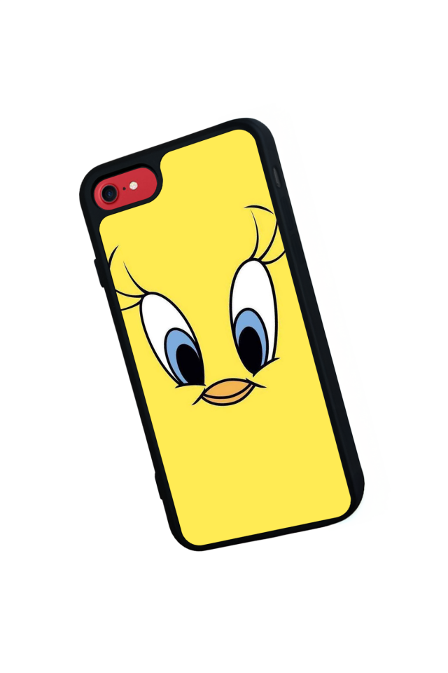 iPhone 8 Uyumlu Tweety Tasarımlı Glossy Premium Kılıf