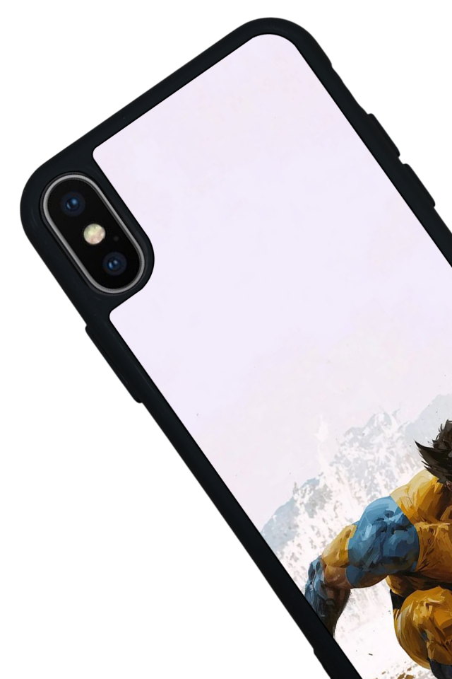 iPhone X/ XS Uyumlu Wolverine Tasarımlı Glossy Premium Kılıf