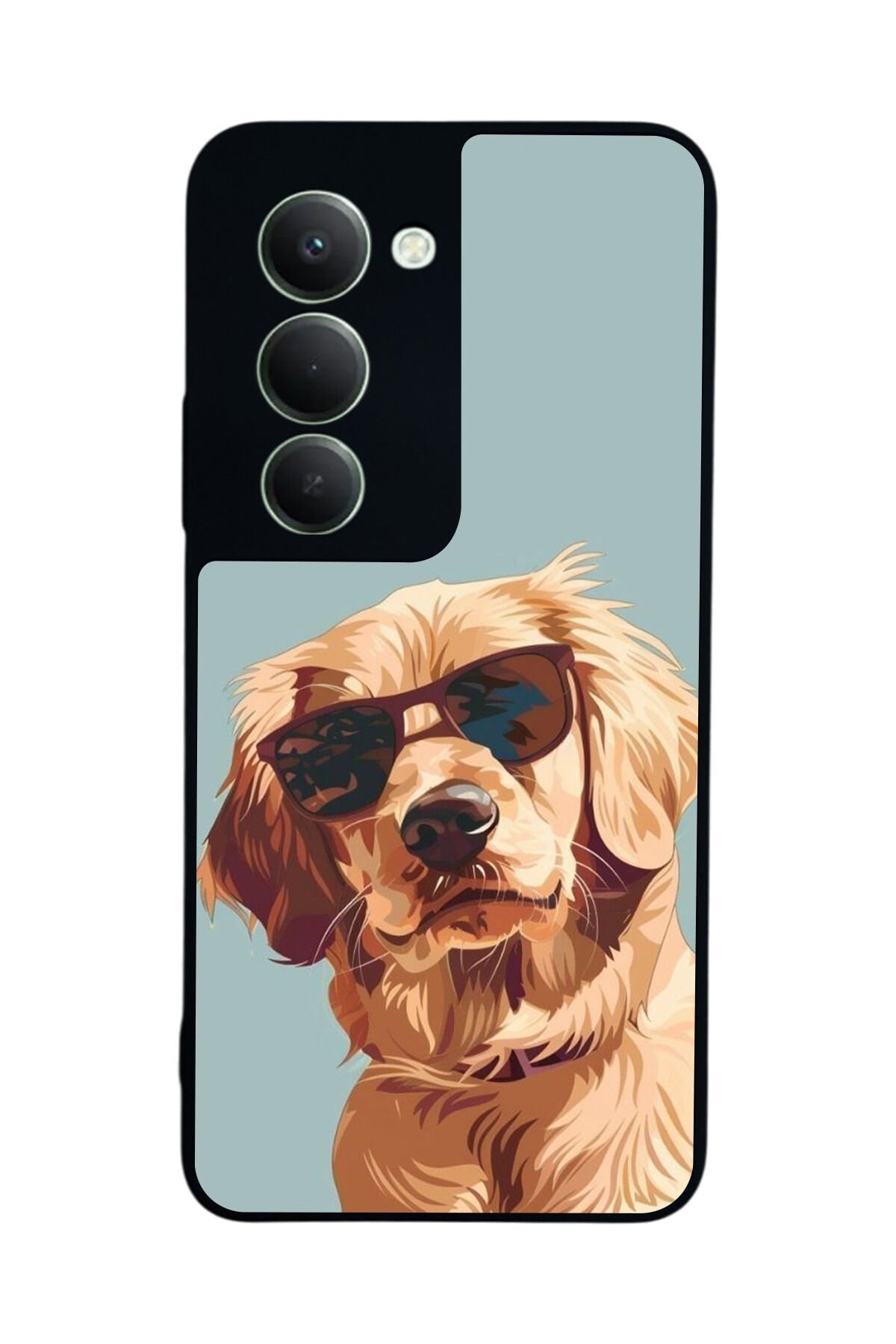 Xiaomi Redmi 15 5G Uyumlu Golden Kopek Tasarımlı Glossy Premium Kılıf