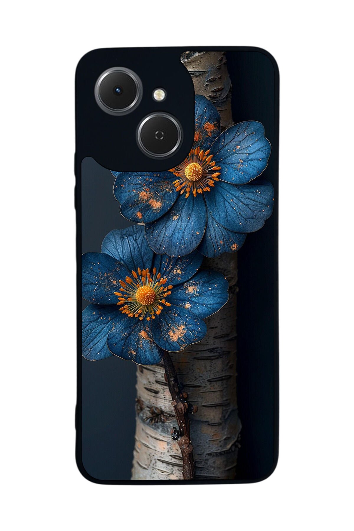 Tecno Spark 40C Uyumlu Cicek Tasarımlı Glossy Premium Kılıf