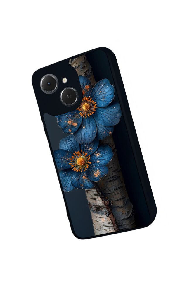 Tecno Spark 40C Uyumlu Cicek Tasarımlı Glossy Premium Kılıf