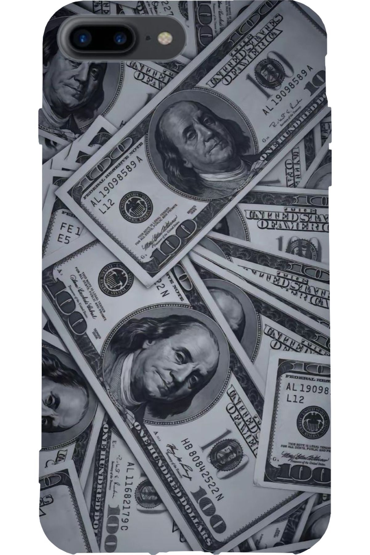 Apple iPhone 7 Plus Siyah Silikon Kılıf Çiziklere ve Darbelere Karşı Koruma