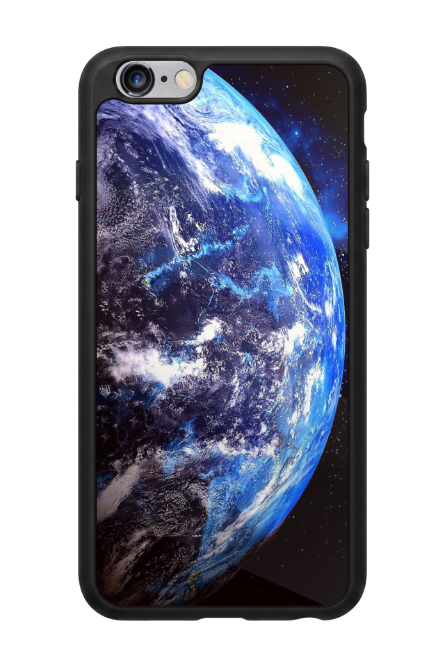 iPhone 6 Plus Uyumlu Ay Tasarımlı Glossy Premium Kılıf