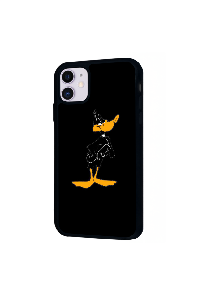 iPhone 11 Uyumlu Daffy duck Tasarımlı Glossy Premium Kılıf