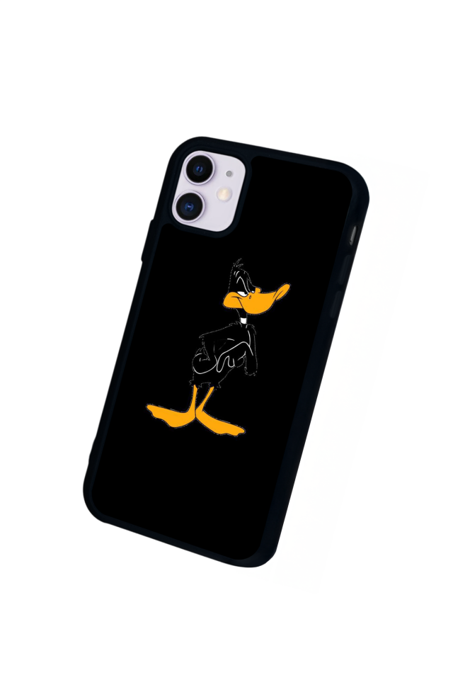 iPhone 11 Uyumlu Daffy duck Tasarımlı Glossy Premium Kılıf