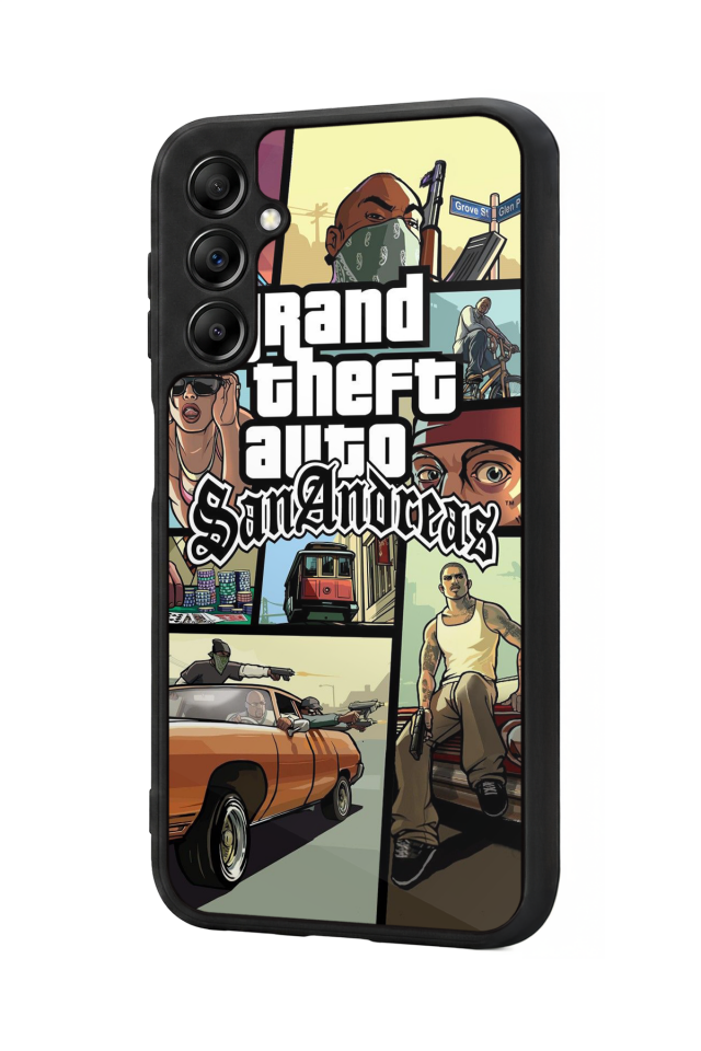 Samsung Galaxy A14 Uyumlu GTA Tasarımlı Glossy Premium Kılıf