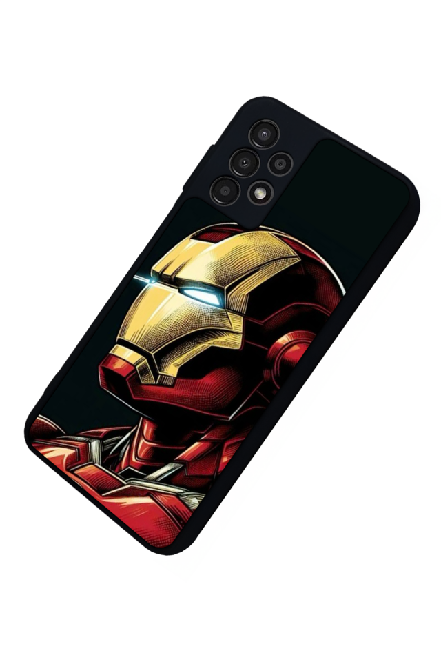 Samsung Galaxy A23 Uyumlu  Iron Man ( Demir Adam ) Tasarımlı Glossy Premium Kılıf