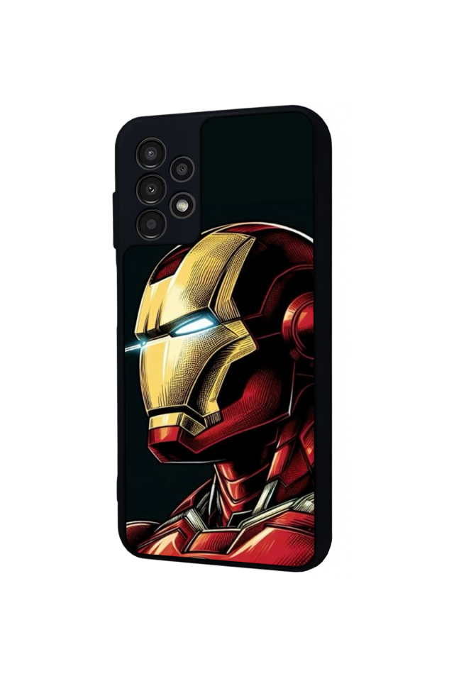 Samsung Galaxy A23 Uyumlu  Iron Man ( Demir Adam ) Tasarımlı Glossy Premium Kılıf