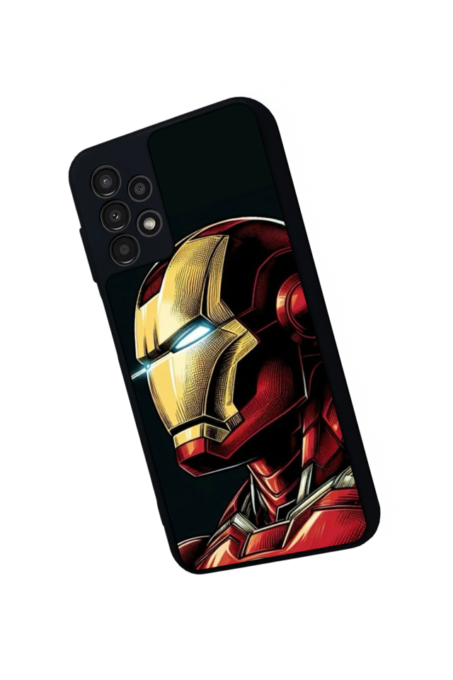 Samsung Galaxy A23 Uyumlu  Iron Man ( Demir Adam ) Tasarımlı Glossy Premium Kılıf