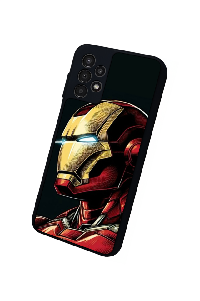 Samsung Galaxy A23 Uyumlu  Iron Man ( Demir Adam ) Tasarımlı Glossy Premium Kılıf