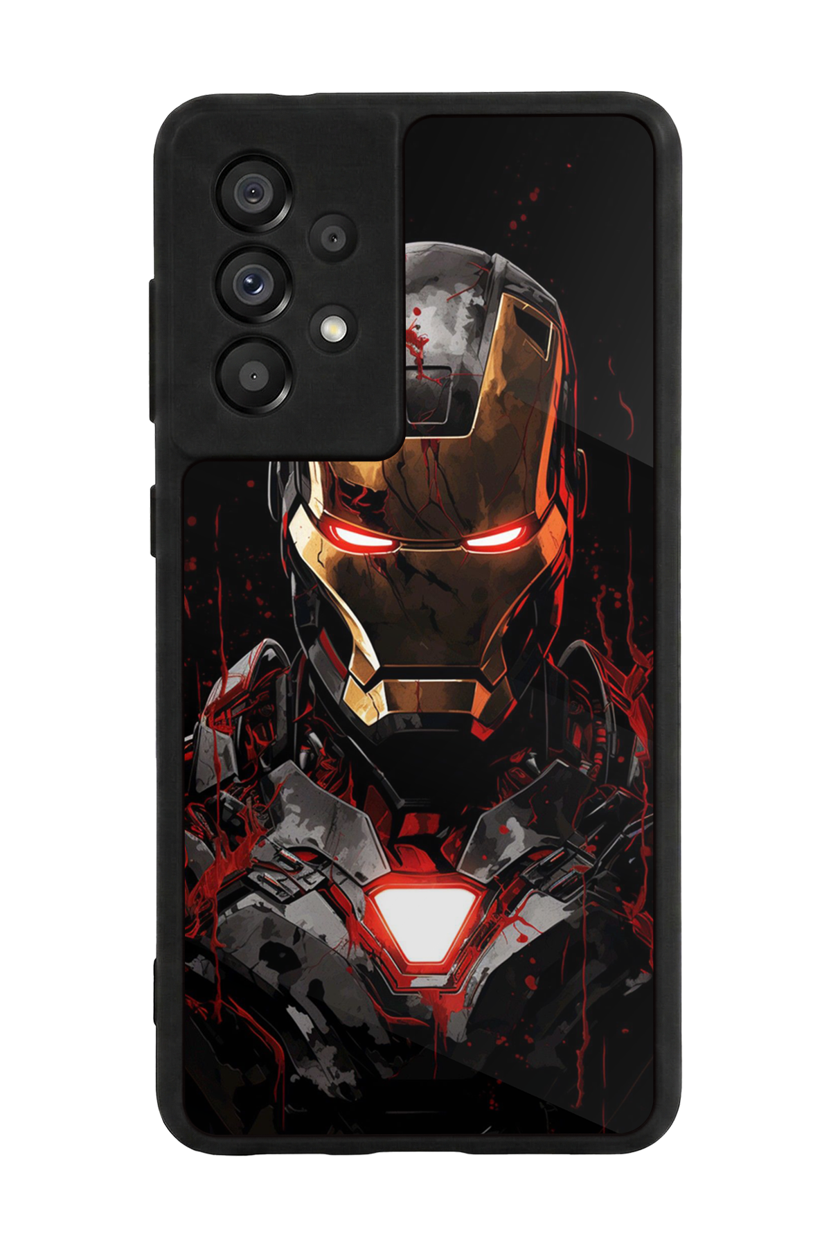 Samsung Galaxy A73 Uyumlu  Iron Man ( Demir Adam ) Tasarımlı Glossy Premium Kılıf