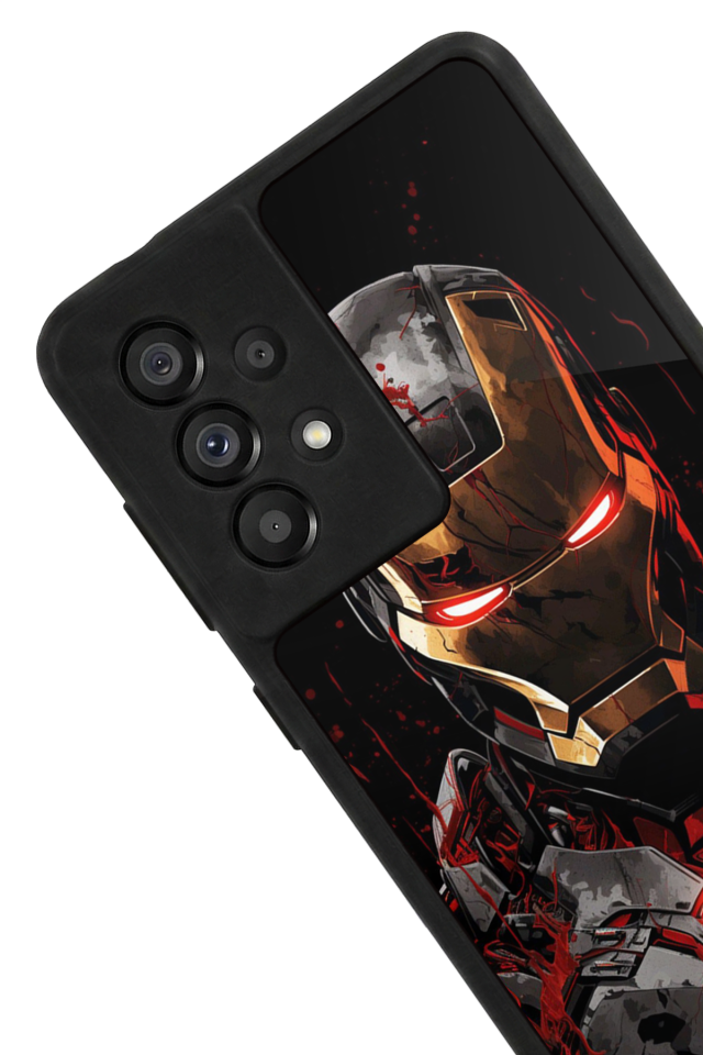 Samsung Galaxy A73 Uyumlu  Iron Man ( Demir Adam ) Tasarımlı Glossy Premium Kılıf