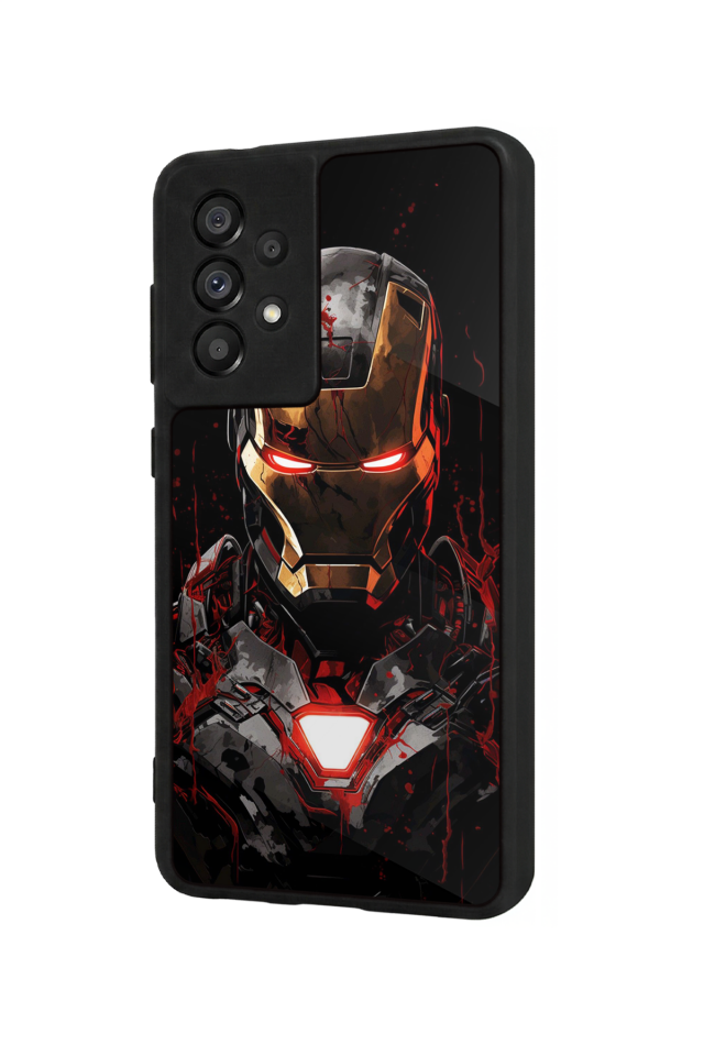 Samsung Galaxy A73 Uyumlu  Iron Man ( Demir Adam ) Tasarımlı Glossy Premium Kılıf