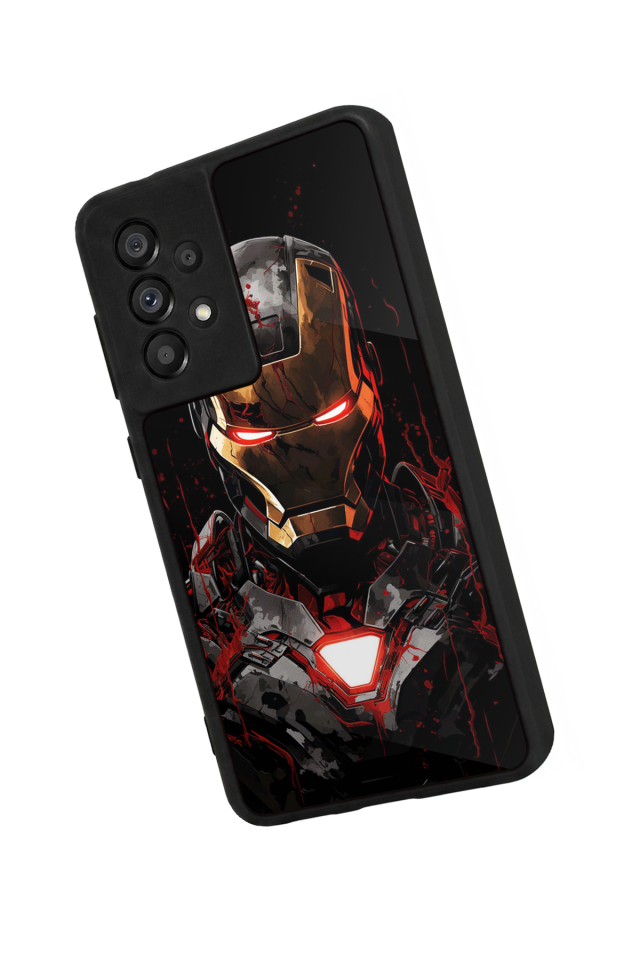 Samsung Galaxy A73 Uyumlu  Iron Man ( Demir Adam ) Tasarımlı Glossy Premium Kılıf