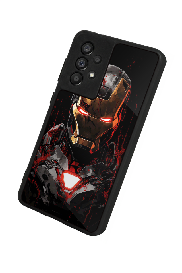 Samsung Galaxy A73 Uyumlu  Iron Man ( Demir Adam ) Tasarımlı Glossy Premium Kılıf