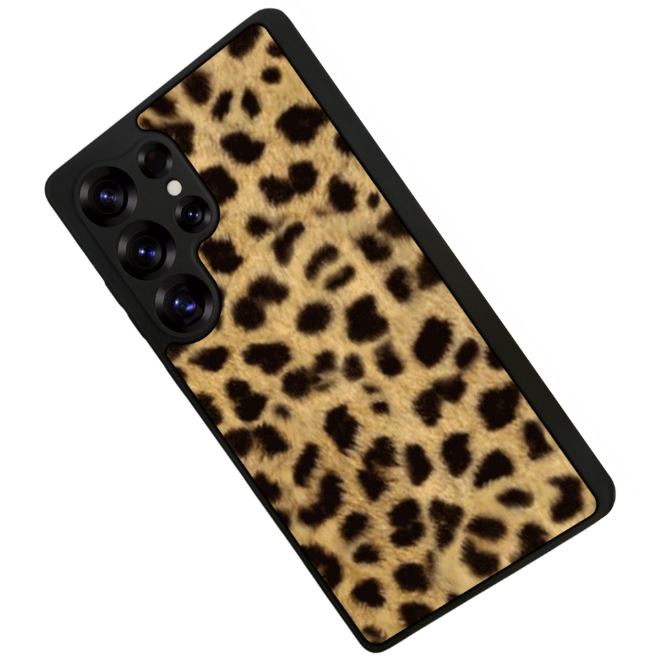 Samsung Galaxy S25 Ultra Uyumlu Leopar Tasarımlı Glossy Premium Kılıf