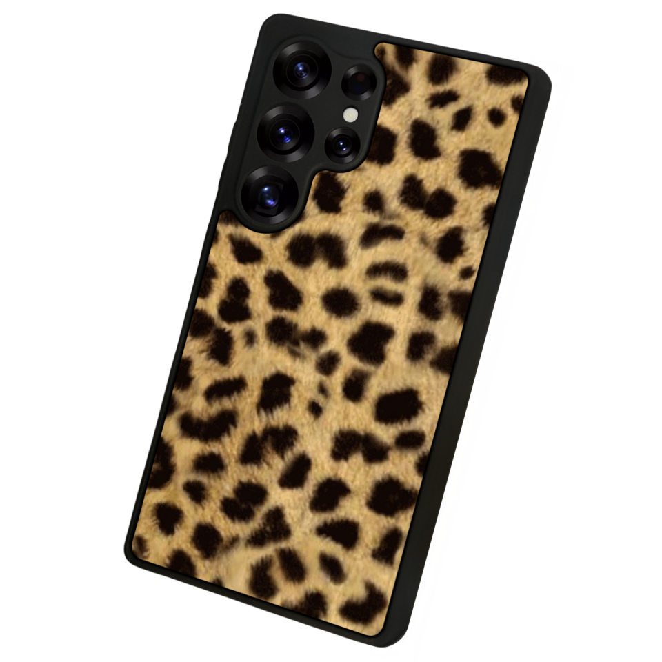 Samsung Galaxy S25 Ultra Uyumlu Leopar Tasarımlı Glossy Premium Kılıf