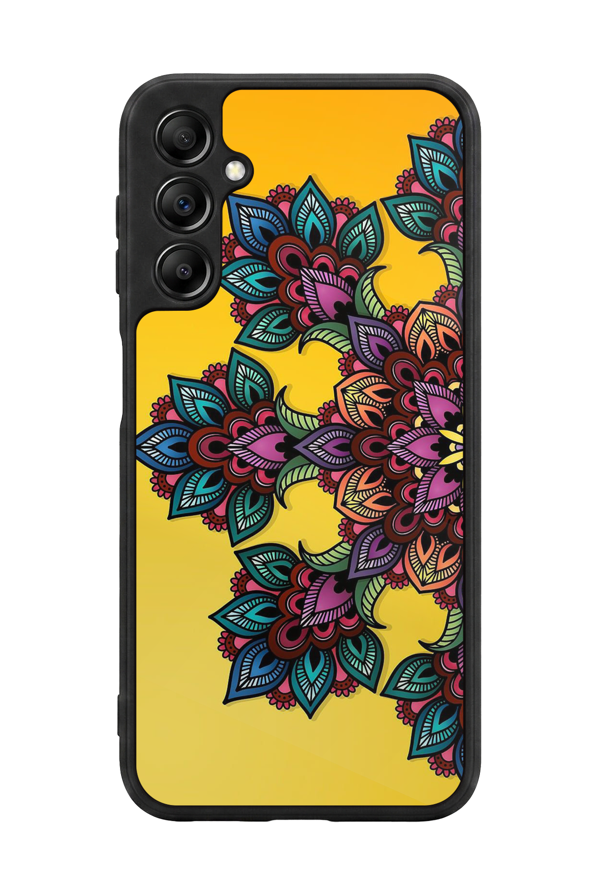 Samsung Galaxy A14 Uyumlu Mandala Tasarımlı Glossy Premium Kılıf