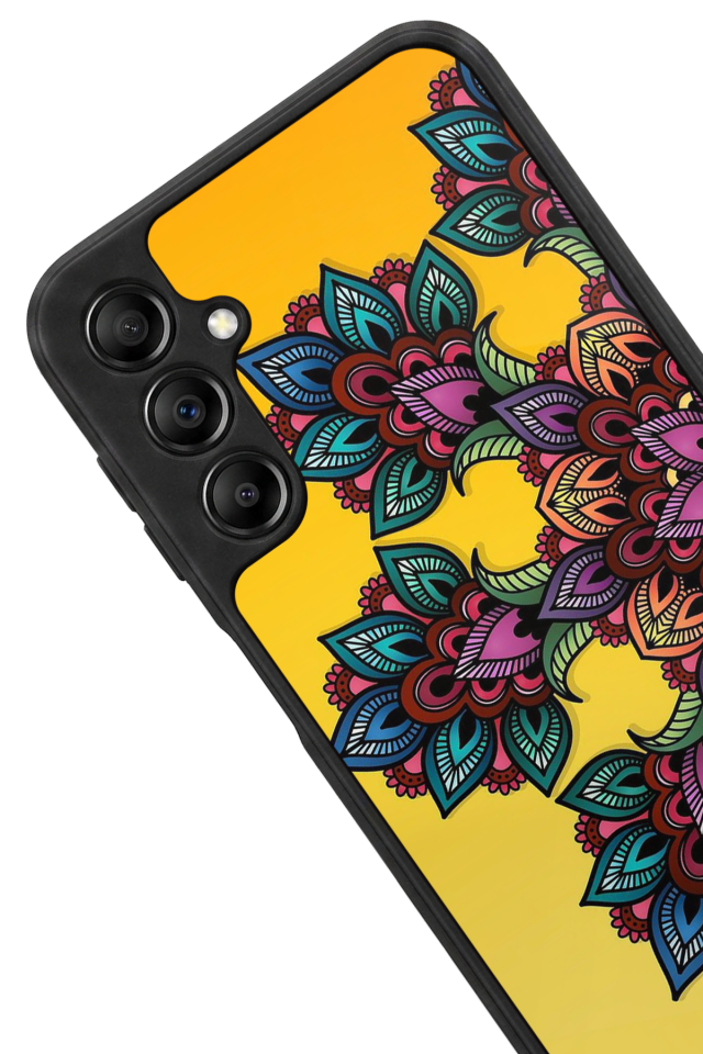 Samsung Galaxy A14 Uyumlu Mandala Tasarımlı Glossy Premium Kılıf