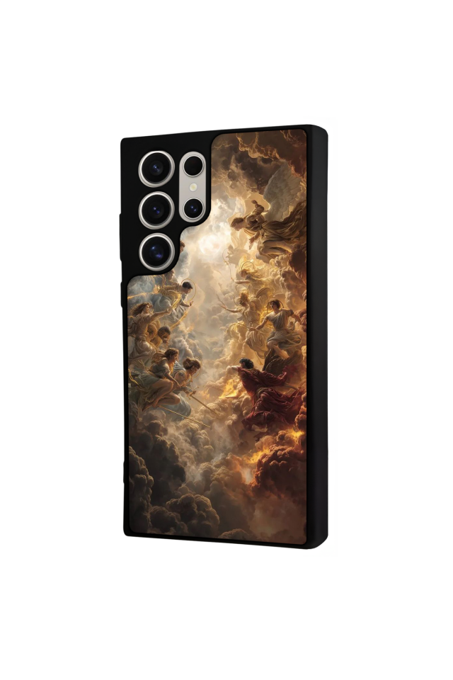 Samsung Galaxy S23 Ultra Uyumlu Melek Tasarımlı Glossy Premium Kılıf