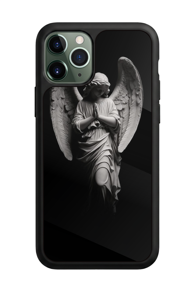 iPhone 11 Pro Uyumlu Melek Tasarımlı Glossy Premium Kılıf