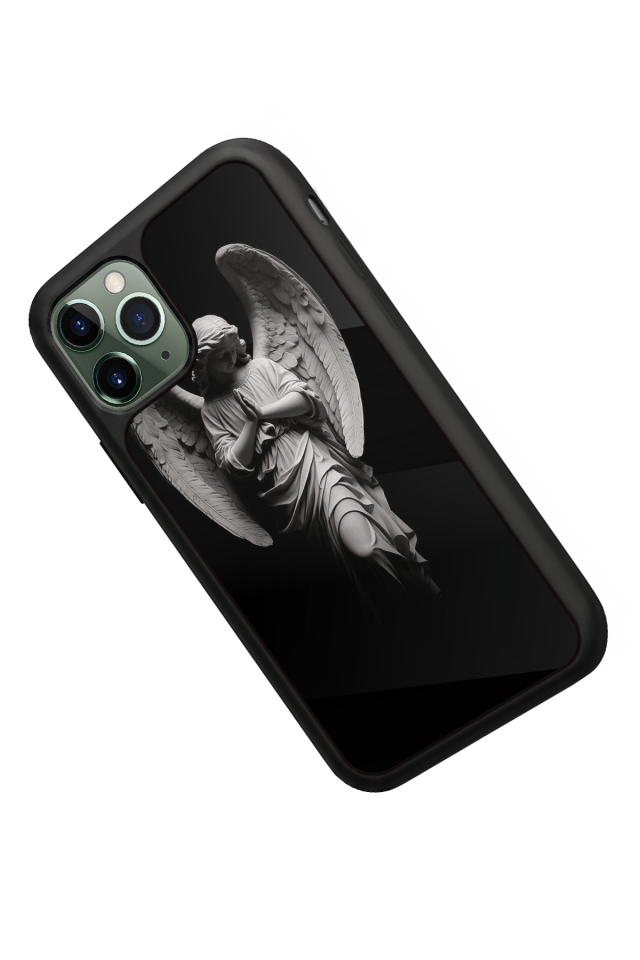 iPhone 11 Pro Uyumlu Melek Tasarımlı Glossy Premium Kılıf