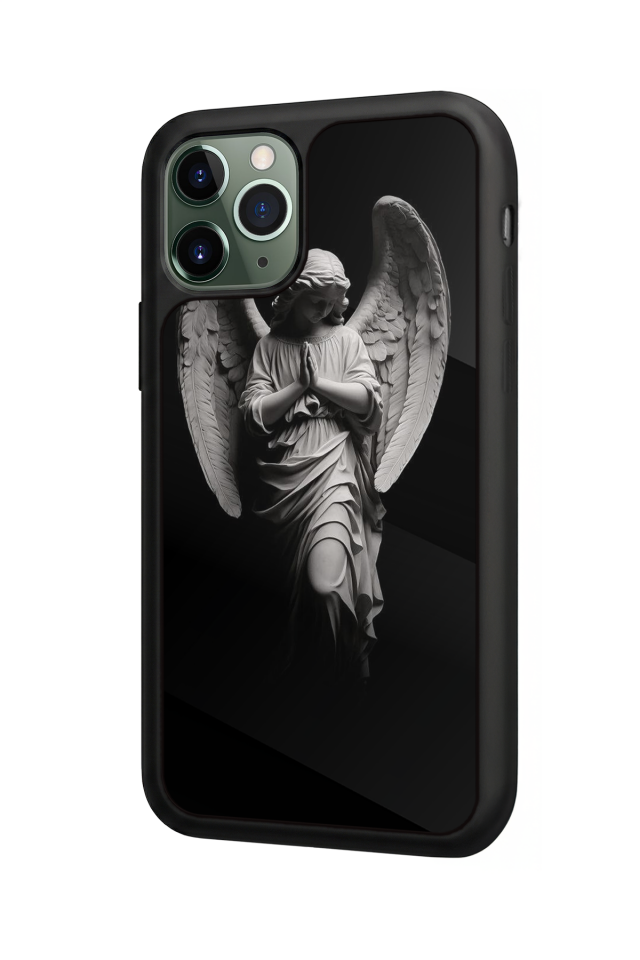 iPhone 11 Pro Uyumlu Melek Tasarımlı Glossy Premium Kılıf