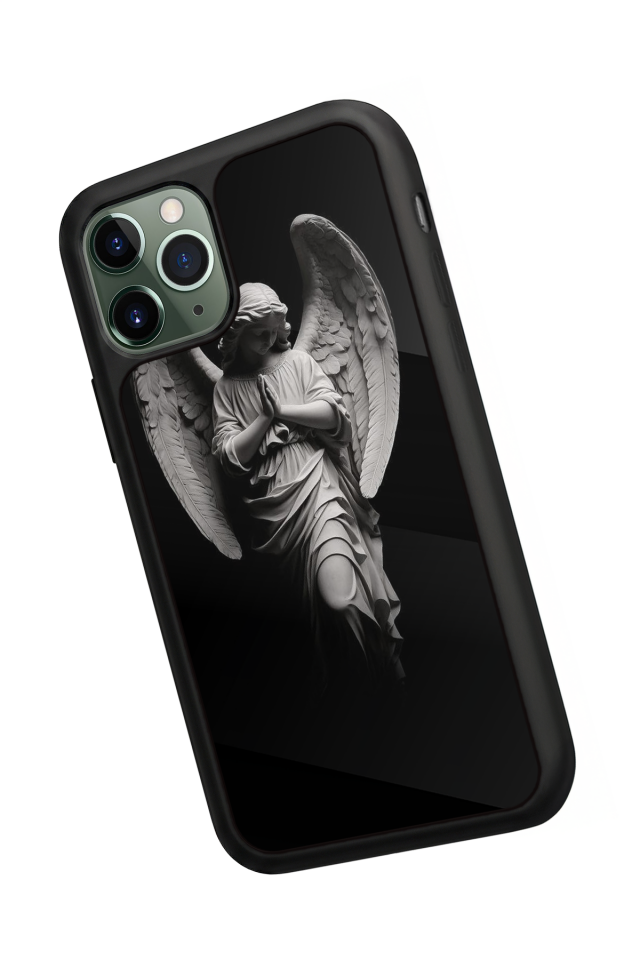 iPhone 11 Pro Uyumlu Melek Tasarımlı Glossy Premium Kılıf