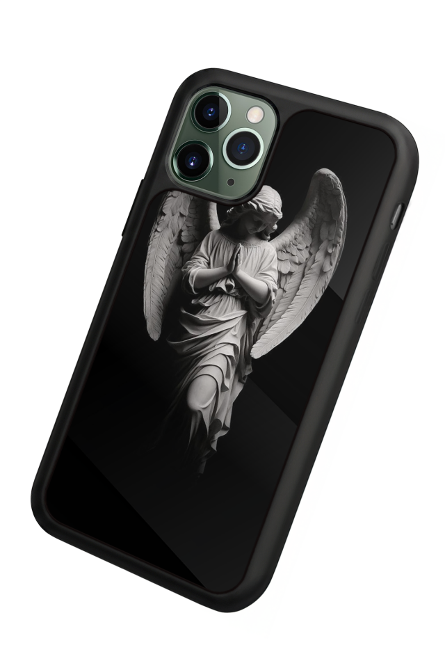 iPhone 11 Pro Uyumlu Melek Tasarımlı Glossy Premium Kılıf