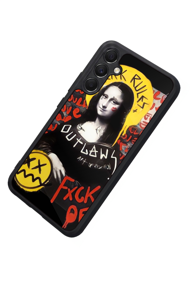 Samsung Galaxy A34 Uyumlu Monalisa Tasarımlı Glossy Premium Kılıf