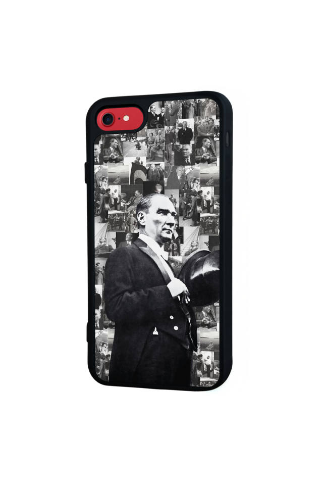 iPhone 7 Uyumlu Mustafa Kemal Ataturk Tasarımlı Glossy Premium Kılıf