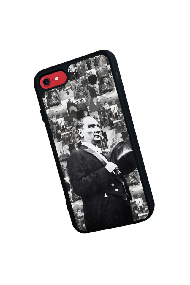 iPhone 7 Uyumlu Mustafa Kemal Ataturk Tasarımlı Glossy Premium Kılıf