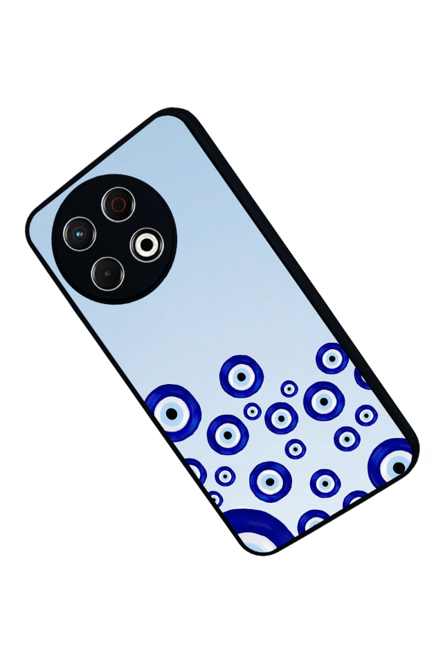 Tecno Spark 30 Pro Uyumlu Nazar Tasarımlı Glossy Premium Kılıf