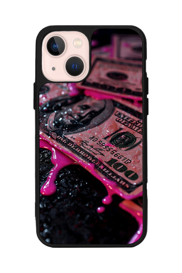 iPhone 14 Plus Uyumlu Para Tasarımlı Glossy Premium Kılıf
