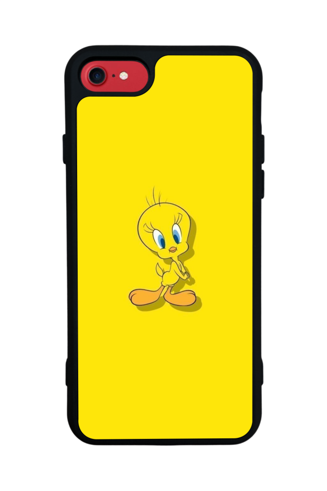 iPhone 8 Uyumlu Tweety Tasarımlı Glossy Premium Kılıf