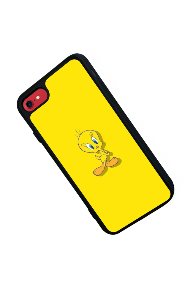 iPhone 8 Uyumlu Tweety Tasarımlı Glossy Premium Kılıf
