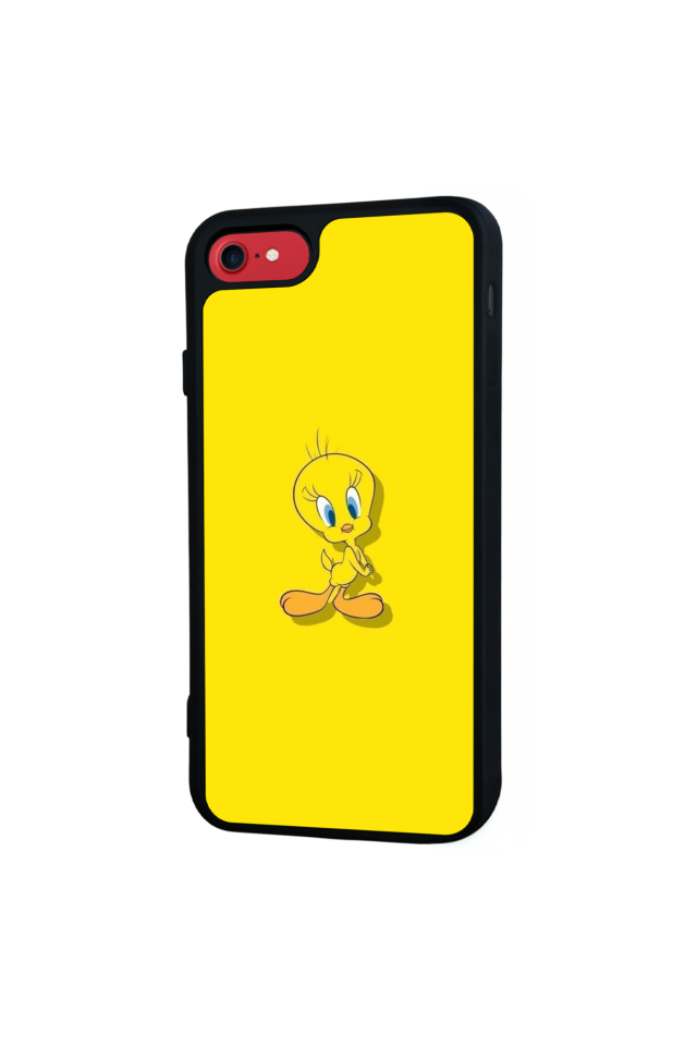 iPhone 8 Uyumlu Tweety Tasarımlı Glossy Premium Kılıf