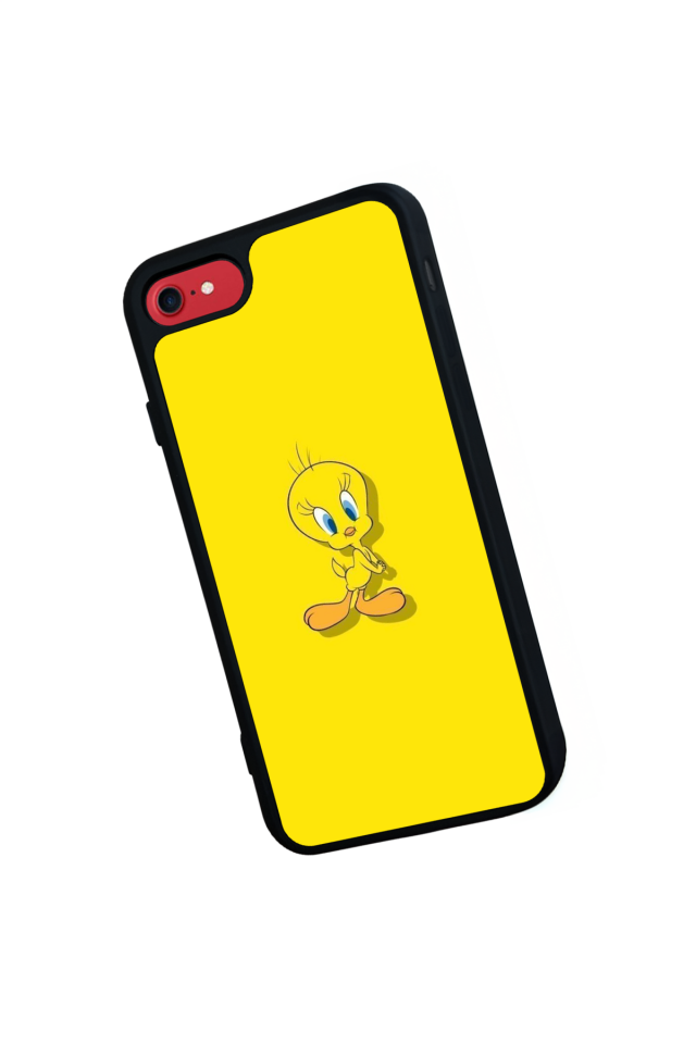 iPhone 8 Uyumlu Tweety Tasarımlı Glossy Premium Kılıf