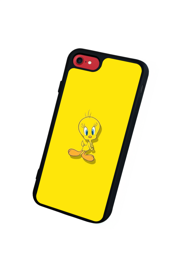 iPhone 8 Uyumlu Tweety Tasarımlı Glossy Premium Kılıf